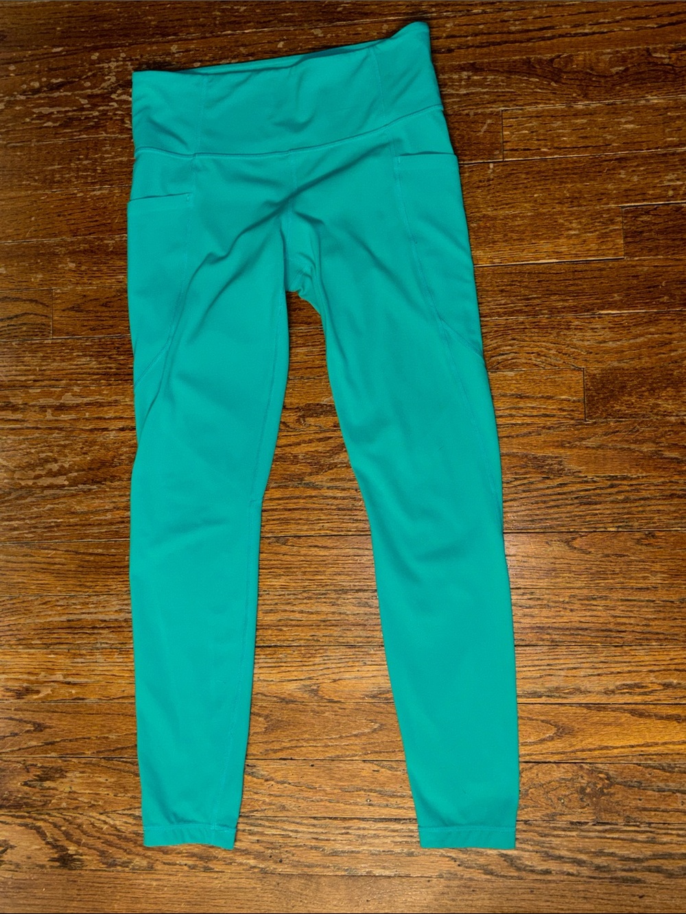 Athleta Green Active High-Waist Leggings Size Medium